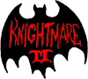 KNIGHTMARE II-Fledermaus-Logodesign-Trenner
