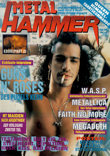 METAL HAMMER 06/92-Cover