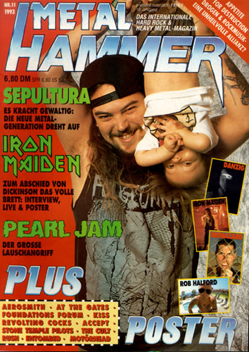 METAL HAMMER 11/93-Cover