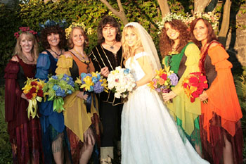 Ritchie Blackmore und Candice Night-Hochzeitsphoto