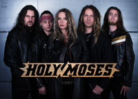 HOLY MOSES-Bandphoto/Logo-Design