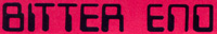 BITTER END-Logo
