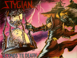 STYGIAN - »Seconds 'til Death«-Artwork