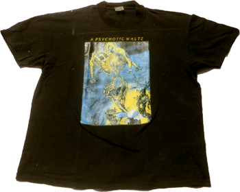 Shirt Story 1994: PSYCHOTIC WALTZ-Shirt, Frontseite