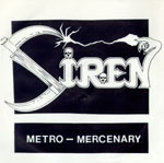 SIREN - »Metro-Mercenary«-Cover