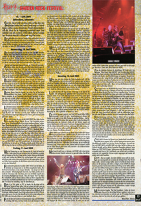 ''Sweden Rock Festival'' 2004-Story