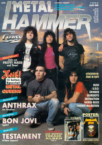 METAL HAMMER/CRASH 9/90-Cover