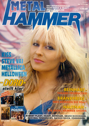 METAL HAMMER 11-12/90-Cover