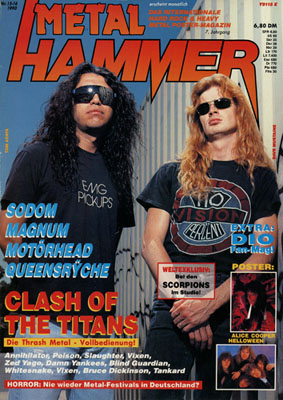 METAL HAMMER Deutschland 15-16/1990-Cover