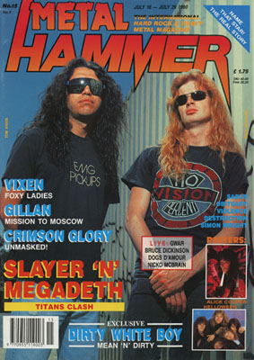 METAL HAMMER Großbritannien 15/1990-Cover