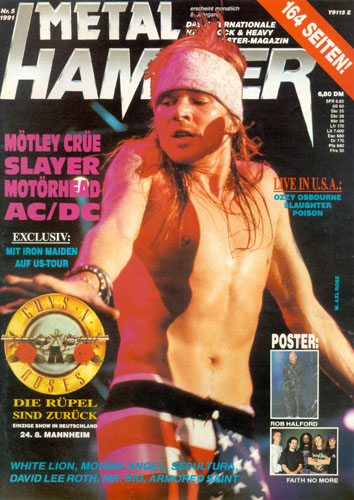 METAL HAMMER 05/91-Cover