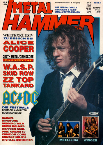 METAL HAMMER 06/91-Cover