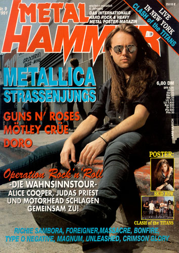 METAL HAMMER 09/91-Cover