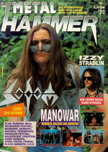 METAL HAMMER 09/92-Cover