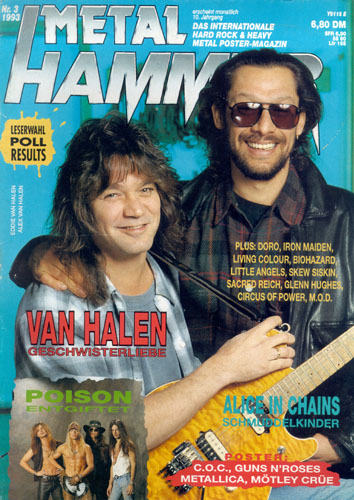 METAL HAMMER 03/93-Cover