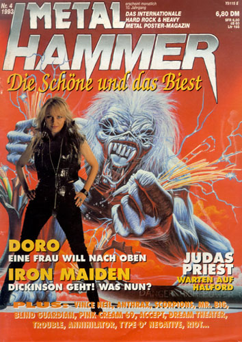 METAL HAMMER 04/93-Cover