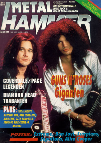 METAL HAMMER 06/93-Cover