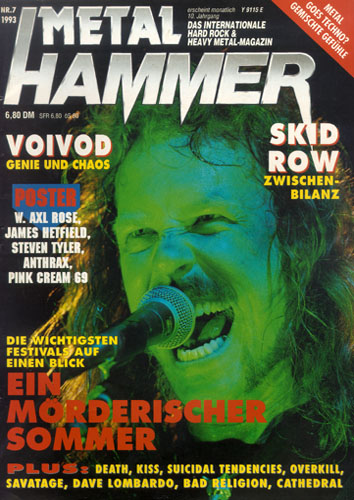 METAL HAMMER 07/93-Cover