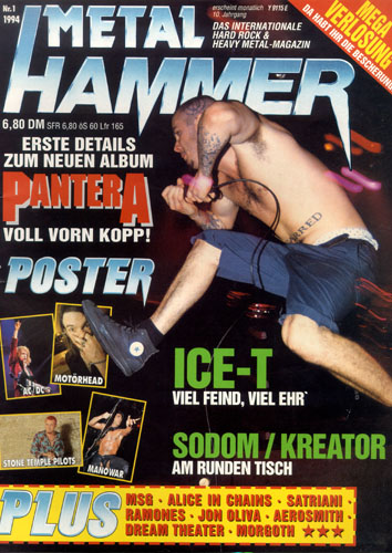 METAL HAMMER 01/94-Cover