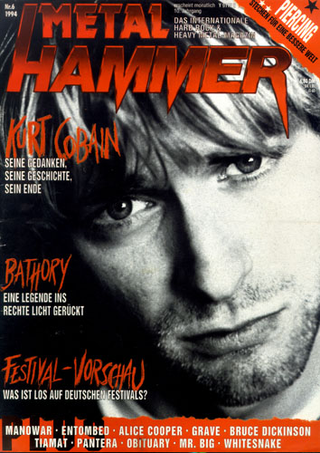 METAL HAMMER 06/94-Cover
