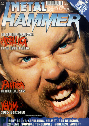 METAL HAMMER 08/94-Cover
