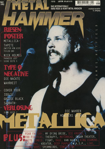 METAL HAMMER 08/95-Cover